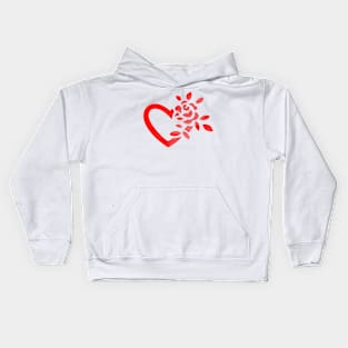 Heart Abstract Kids Hoodie